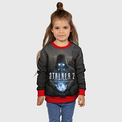 Свитшот детский STALKER 2 одиночка с артефактом, цвет: 3D-красный — фото 2