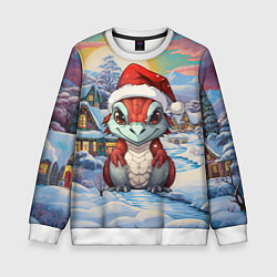 Детский свитшот Дракоша 2024 новогодний символ года