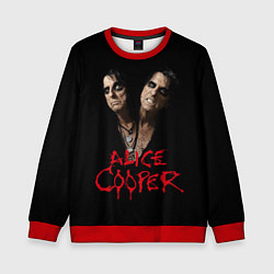 Свитшот детский Alice Cooper paranormal, цвет: 3D-красный