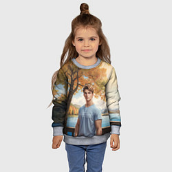 Свитшот детский Сыночек маминой подруги, цвет: 3D-меланж — фото 2