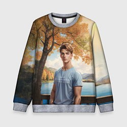 Свитшот детский Сыночек маминой подруги, цвет: 3D-меланж