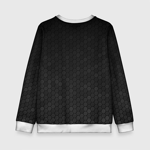 Детский свитшот Rocket League - metal logo / 3D-Белый – фото 2