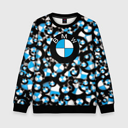 Свитшот детский BMW sportlogo, цвет: 3D-черный
