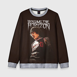 Свитшот детский Oli Sykes - Bring Me the Horizon, цвет: 3D-меланж