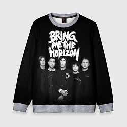 Свитшот детский Bring me the horizon - group, цвет: 3D-меланж