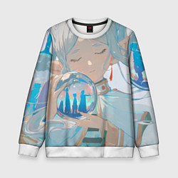 Свитшот детский Sousou no Frieren, цвет: 3D-белый