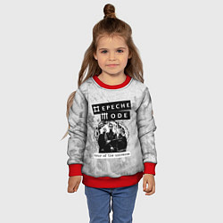 Свитшот детский Depeche Mode - Touring the universe группа, цвет: 3D-красный — фото 2