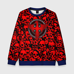 Детский свитшот Thirty Seconds to Mars skull pattern