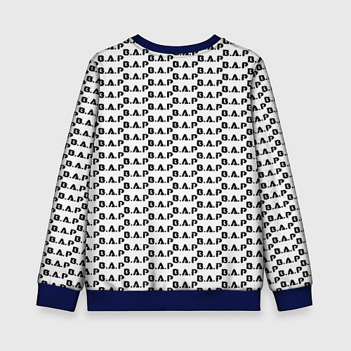 Детский свитшот BAP kpop steel pattern / 3D-Синий – фото 2
