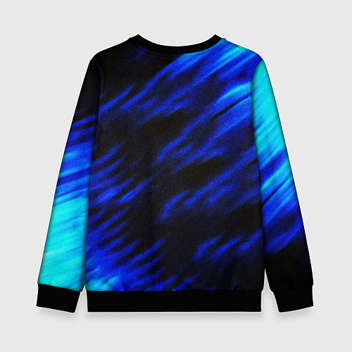 Детский свитшот Forspoken frey blue game abstraction / 3D-Черный – фото 2