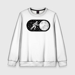 Свитшот детский Space on, цвет: 3D-белый