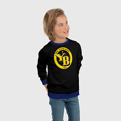 Свитшот детский Young Boys футбольный клуб, цвет: 3D-синий — фото 2