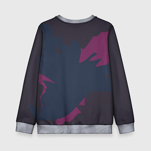 Детский свитшот Космонавт на ракете в галактике / 3D-Меланж – фото 2