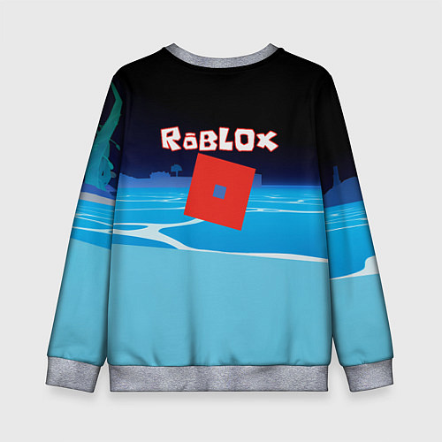 Детский свитшот Мальчик Роблокс / 3D-Меланж – фото 2