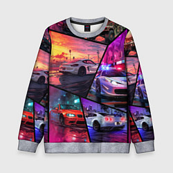 Детский свитшот GTA style cars