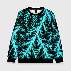 Детский свитшот Разряды электричества Tie Dye