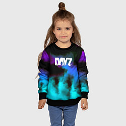 Свитшот детский Dayz неоновый космос, цвет: 3D-черный — фото 2