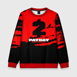 Свитшот детский Payday 2 краски, цвет: 3D-красный
