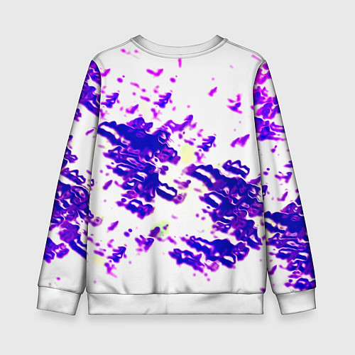 Детский свитшот God of war ragnarok abstraction / 3D-Белый – фото 2