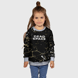 Свитшот детский Dead space текстура, цвет: 3D-меланж — фото 2