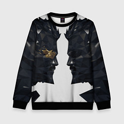 Детский свитшот Адам Дженсен в отражении deus ex