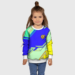 Свитшот детский Half life sport game, цвет: 3D-белый — фото 2