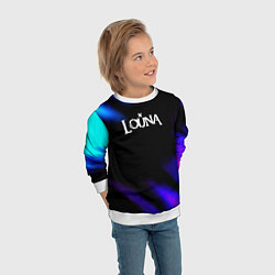 Свитшот детский Louna neon bend, цвет: 3D-белый — фото 2