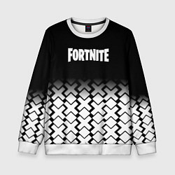 Свитшот детский Fortnite game pattern, цвет: 3D-белый