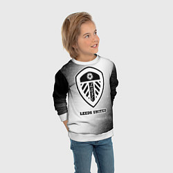 Свитшот детский Leeds United sport на светлом фоне, цвет: 3D-белый — фото 2