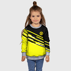 Свитшот детский Borussia текстура спорт, цвет: 3D-меланж — фото 2