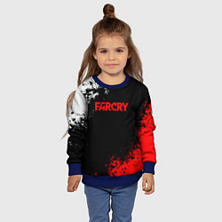 Свитшот детский Farcry текстура краски, цвет: 3D-синий — фото 2