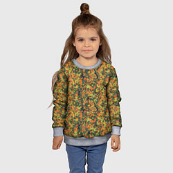 Свитшот детский Современный пятнистый камуфляж, цвет: 3D-меланж — фото 2