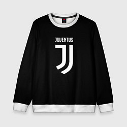 Свитшот детский Juventus sport fc белое лого, цвет: 3D-белый