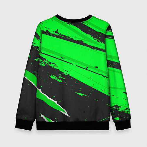 Детский свитшот Napoli sport green / 3D-Черный – фото 2