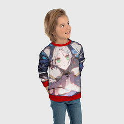 Свитшот детский Sousou no Frieren Фрирен memories, цвет: 3D-красный — фото 2