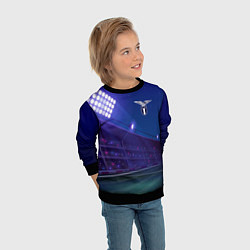 Свитшот детский Lazio ночное поле, цвет: 3D-черный — фото 2