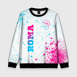 Детский свитшот Roma neon gradient style вертикально