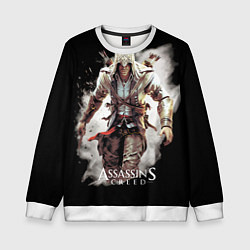 Свитшот детский Assassins creed белая пыль, цвет: 3D-белый