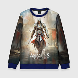 Свитшот детский Assassins creed poster game, цвет: 3D-синий