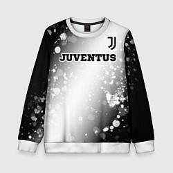 Свитшот детский Juventus sport на светлом фоне посередине, цвет: 3D-белый