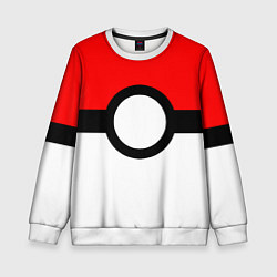 Детский свитшот Pokeball texture