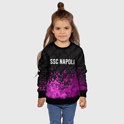 Свитшот детский Napoli pro football посередине, цвет: 3D-черный — фото 2