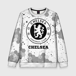 Свитшот детский Chelsea sport на светлом фоне, цвет: 3D-белый