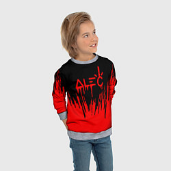 Свитшот детский Alec Monopoly капиталист, цвет: 3D-меланж — фото 2