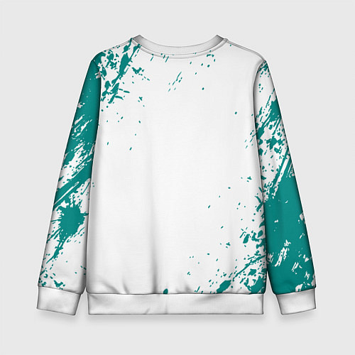 Детский свитшот Final fantasy неон / 3D-Белый – фото 2