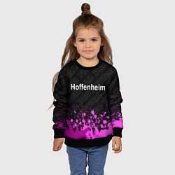 Свитшот детский Hoffenheim pro football посередине, цвет: 3D-черный — фото 2