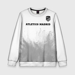 Свитшот детский Atletico Madrid sport на светлом фоне посередине, цвет: 3D-белый