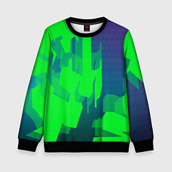 Детский свитшот Зеленый фиолет