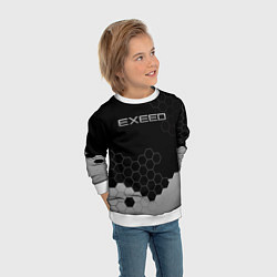 Свитшот детский Exceed, цвет: 3D-белый — фото 2