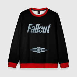 Свитшот детский Fallout - Logo, цвет: 3D-красный